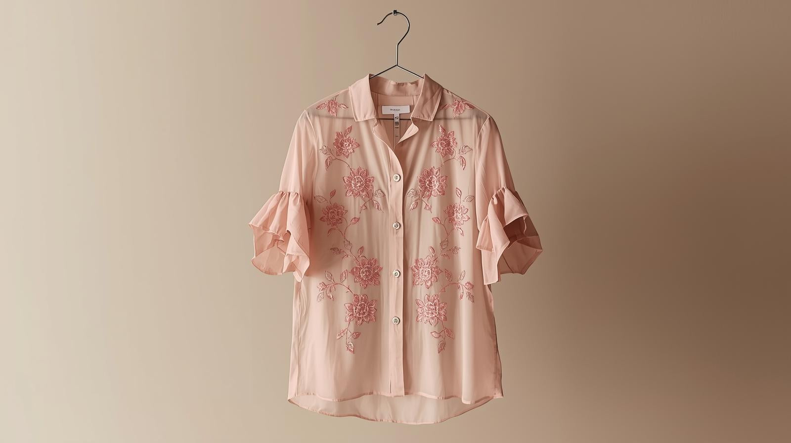Blush Chiffon Blouse